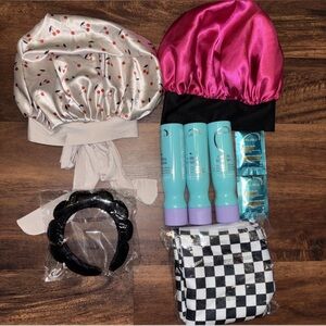 BUNDLE Kitsch Cherry Bonnet Malibu Blonde Purple Conditioner Aveda Microfiber